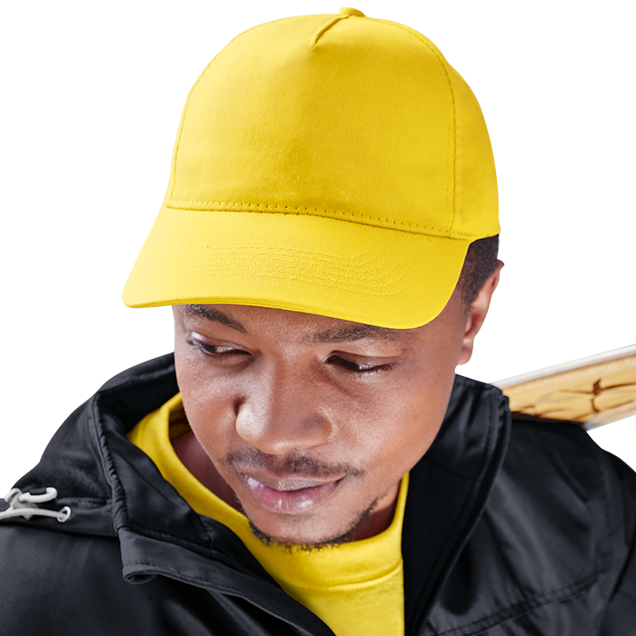 Barron 5 Panel Cotton with Hard Front Cap