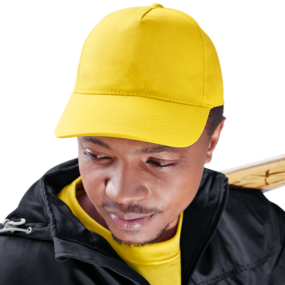 Barron 5 Panel Cotton with Hard Front Cap