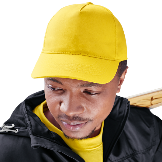 Barron 5 Panel Cotton with Hard Front Cap